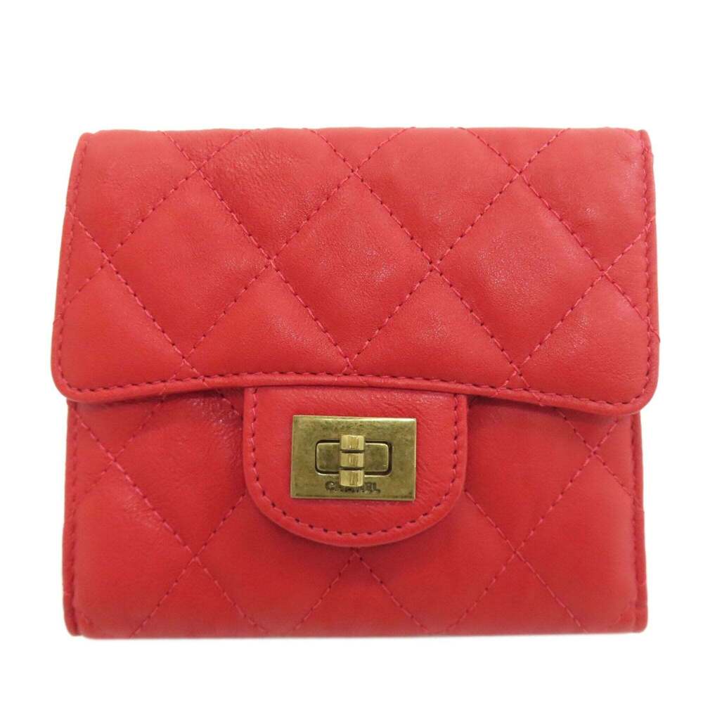 CHANEL Authentic Red Wallet